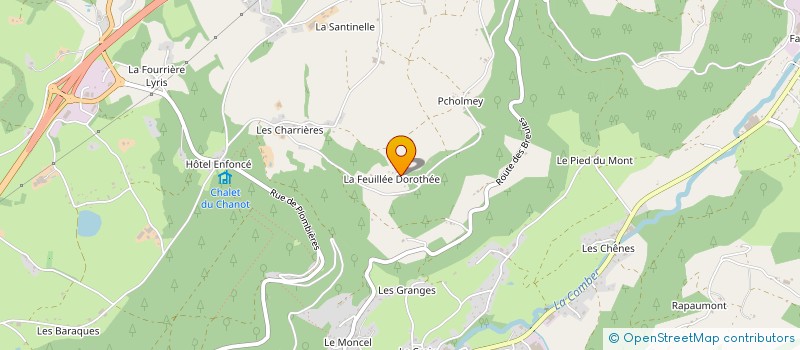 localisation de l'entreprise SCI LA FEUILLEE DOROTHEE  LE VAL-D'AJOL