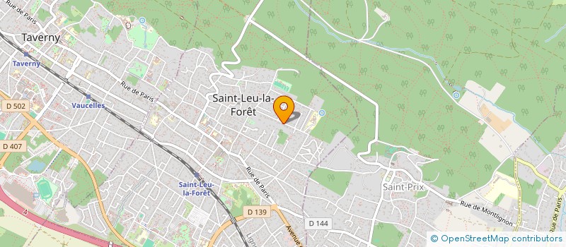 localisation de l'entreprise SCI LA FEUILLERAIE  SAINT-LEU-LA-FORET