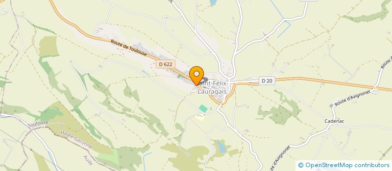 localisation de l'entreprise SCI LA FEUILLERAIE  SAINT-FELIX-LAURAGAIS