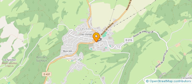 localisation de l'entreprise SCI LA FIBULA  LES FINS