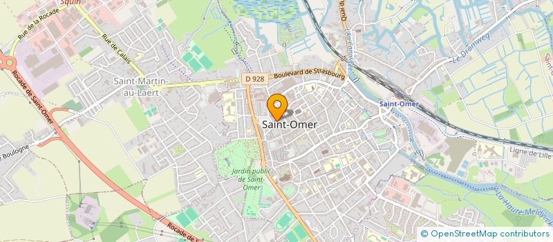 localisation de l'entreprise SCI LA FICHE  SAINT-OMER