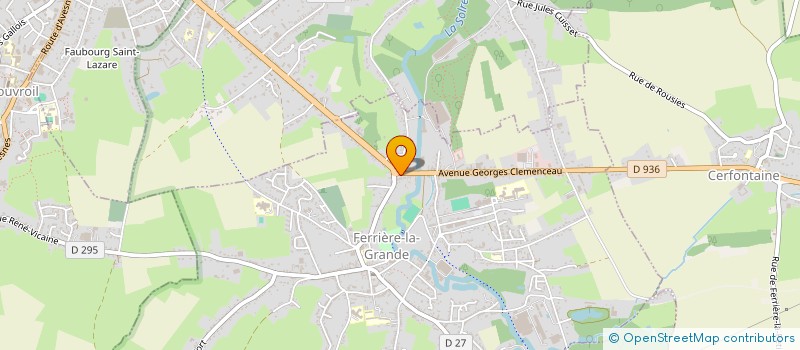 localisation de l'entreprise SCI LA FIDELE  FERRIERE LA GRANDE