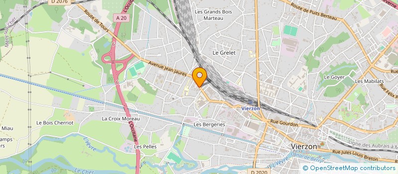 localisation de l'entreprise SCI LA FIFOTTE à VIERZON