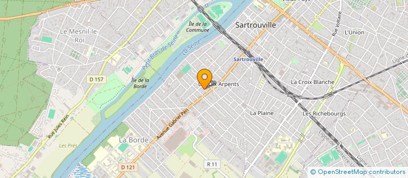 localisation de l'entreprise SCI LA FIGUE JOYEUSE  SARTROUVILLE