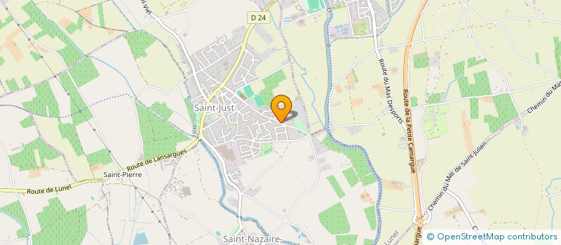 localisation de l'entreprise SCI LA FIGUIERE  SAINT-JUST