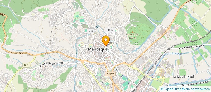 localisation de l'entreprise SCI LA FILATURE à MANOSQUE