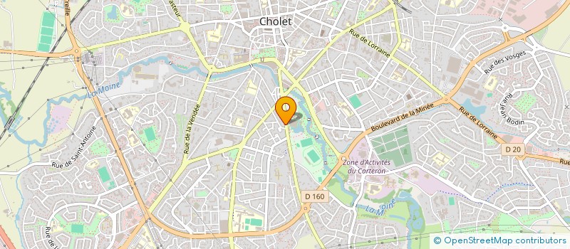localisation de l'entreprise SCI LA FILATURE  CHOLET