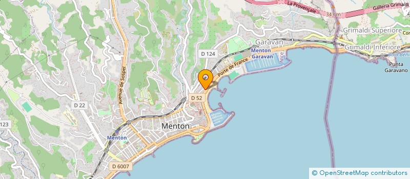 localisation de l'entreprise SCI LA FINALITE à MENTON