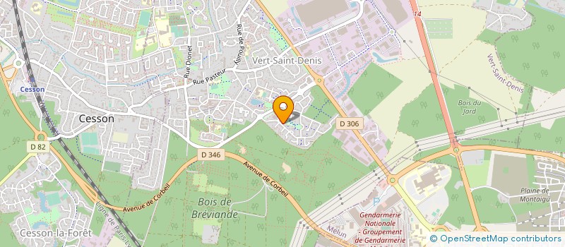 localisation de l'entreprise SCI LA FINANCIERE DES GRANGES  VERT-SAINT-DENIS