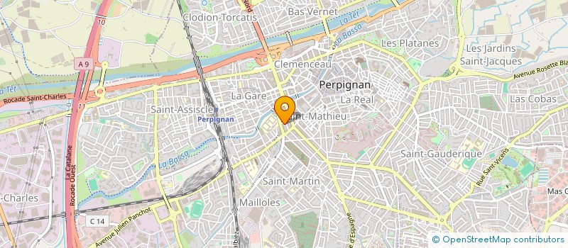 localisation de l'entreprise SCI LA FINCA à PERPIGNAN
