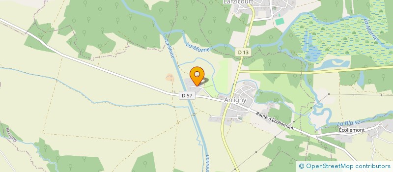 localisation de l'entreprise SCI LA FLAGE  ARRIGNY