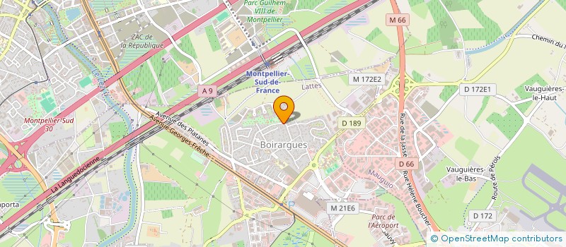 localisation de l'entreprise SCI LA FLAMADE ET MIREL à LATTES