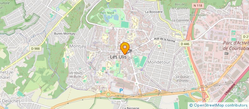 localisation de l'entreprise SCI LA FLAMME à LES ULIS