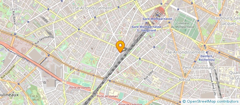 localisation de l'entreprise SCI LA FLAMME à PARIS
