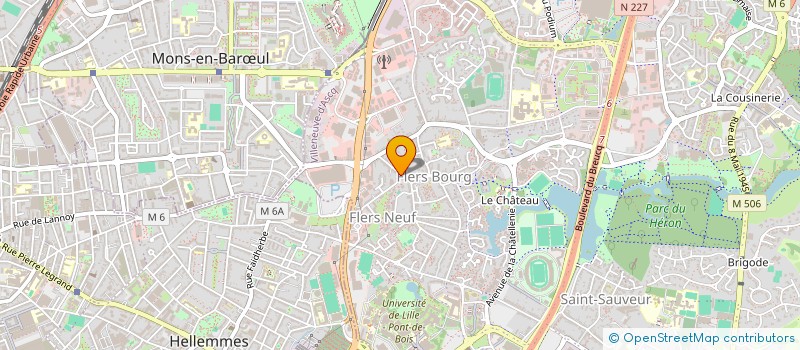 localisation de l'entreprise SCI LA FLANERIE à VILLENEUVE-D'ASCQ