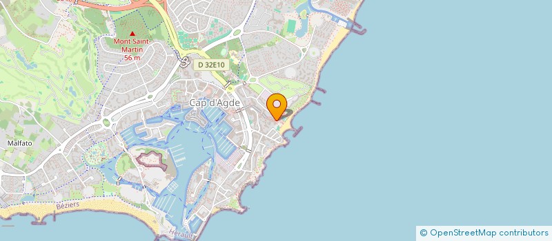localisation de l'entreprise SCI LA FLANERIE  AGDE