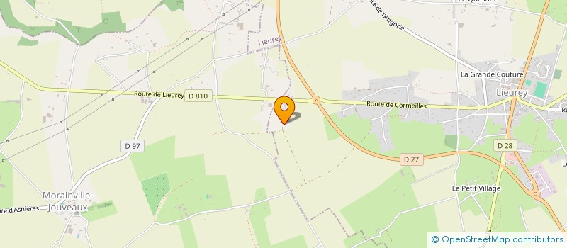 localisation de l'entreprise SCI LA FLANERIE  LIEUREY