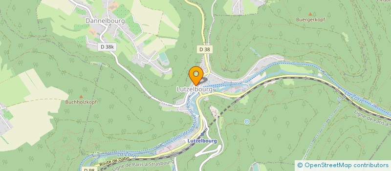 localisation de l'entreprise SCI LA FLEC  LUTZELBOURG