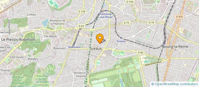 localisation de l'entreprise SCI LA FLECHE à SCEAUX