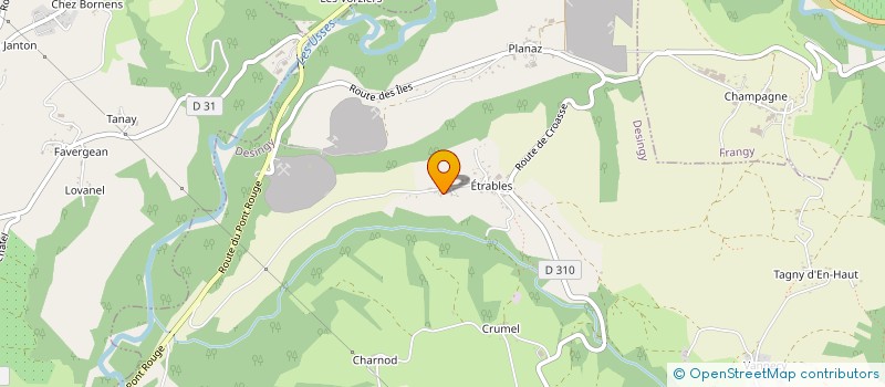 localisation de l'entreprise SCI LA FLECHERE  CLARAFOND-ARCINE