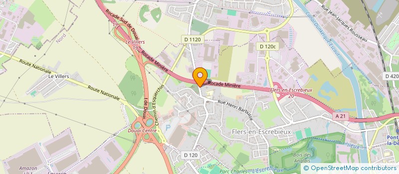 localisation de l'entreprise SCI LA FLERSOISE  FLERS-EN-ESCREBIEUX