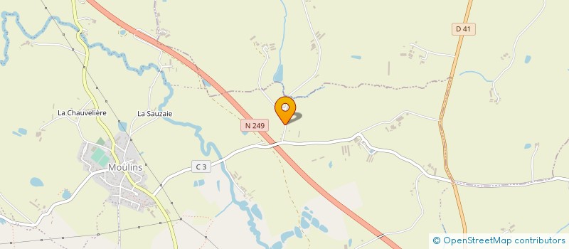 localisation de l'entreprise SCI LA FLEUR AU FUSIL  MAULEON