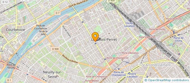 localisation de l'entreprise SCI LA FLEUR DE LYS à LEVALLOIS-PERRET