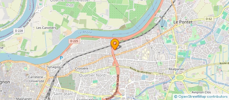 localisation de l'entreprise SCI LA FLEUR DE LYS  LE PONTET