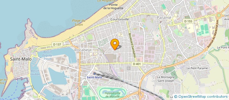 localisation de l'entreprise SCI LA FLEURIAIS  SAINT-MALO