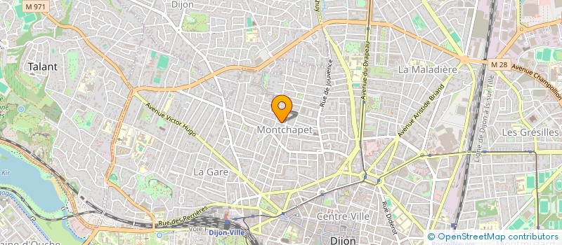 localisation de l'entreprise SCI LA FLEURIERE à DIJON