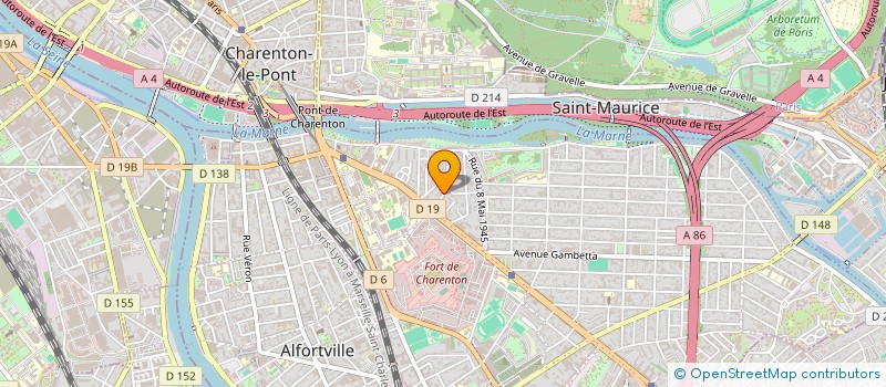 localisation de l'entreprise SCI LA FLEURYNIERE à MAISONS-ALFORT