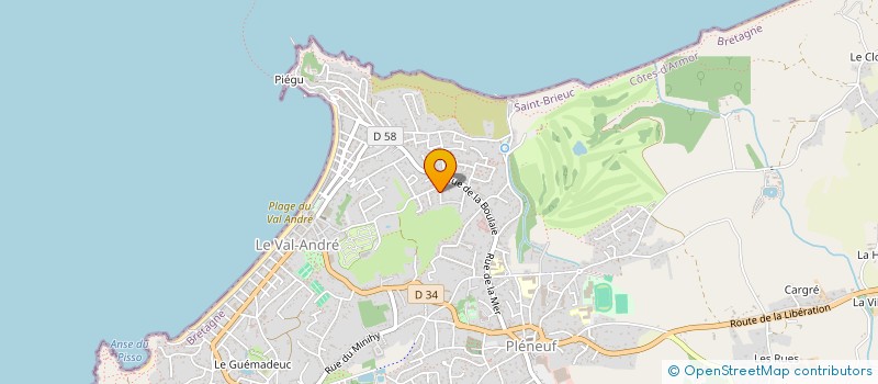 localisation de l'entreprise SCI LA FLORA  PLENEUF-VAL-ANDRE