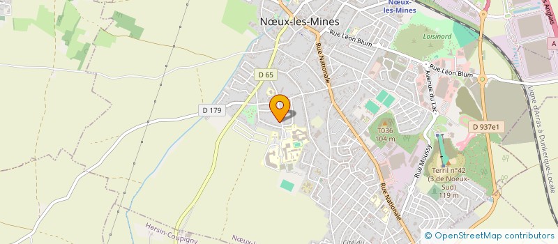 localisation de l'entreprise SCI LA FLOREAL  NUX-LES-MINES