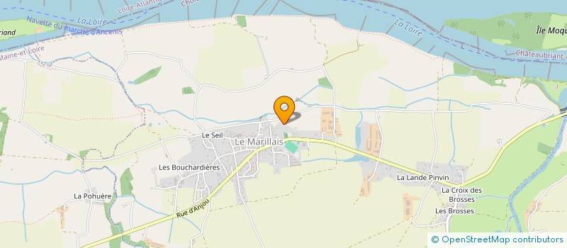 localisation de l'entreprise SCI LA FLORENTAISE  MAUGES-SUR-LOIRE