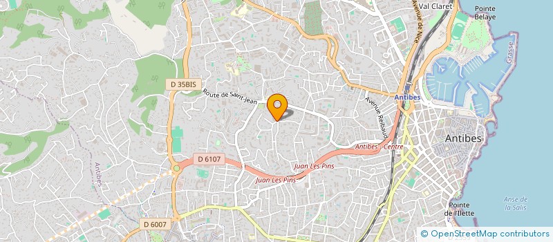 localisation de l'entreprise SCI LA FLORENTINE à ANTIBES