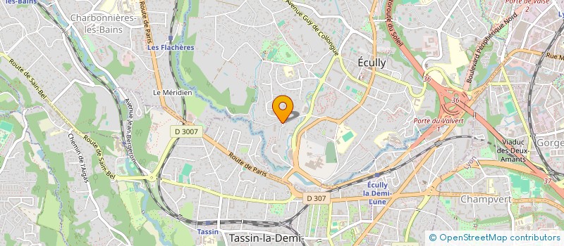 localisation de l'entreprise SCI LA FLOTTE  ECULLY