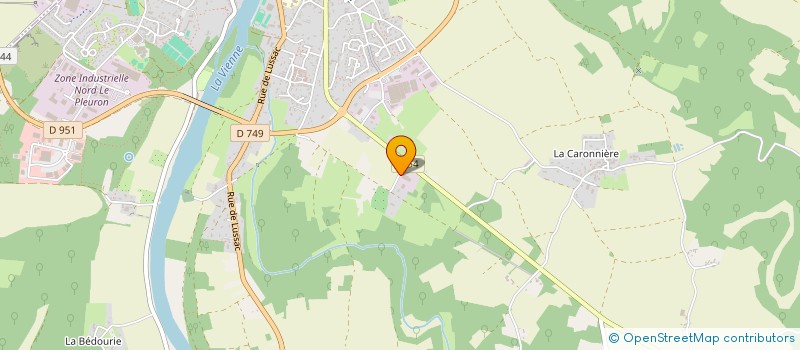 localisation de l'entreprise SCI LA FLOTTIERE 4  CHAUVIGNY