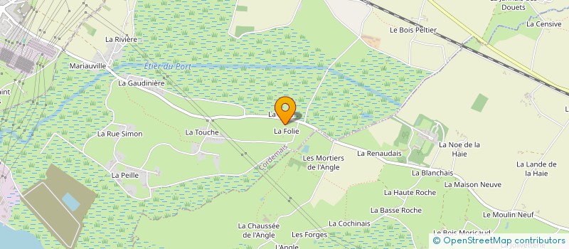 localisation de l'entreprise SCI LA FOLIE à CORDEMAIS