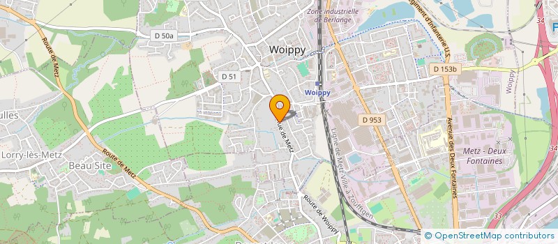 localisation de l'entreprise SCI LA FOLIE à WOIPPY