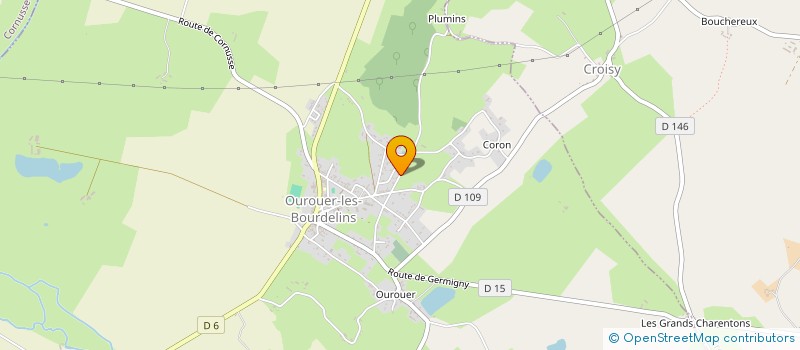 localisation de l'entreprise SCI LA FOLTIERE  OUROUER-LES-BOURDELINS