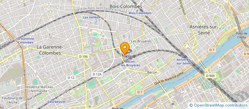 localisation de l'entreprise SCI LA FONCIERE 2005 - 2020 à ASNIERES-SUR-SEINE