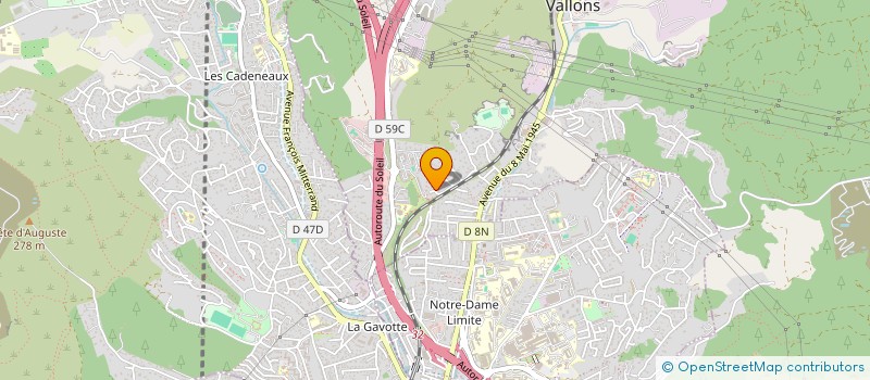 localisation de l'entreprise SCI LA FONCIERE BOUABBOUNE à SEPTEMES-LES-VALLONS