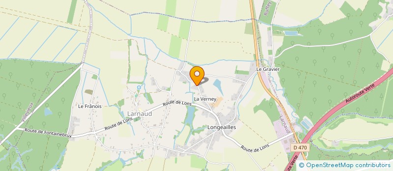 localisation de l'entreprise SCI LA FONCIERE BRESSANNE  FONTAINEBRUX