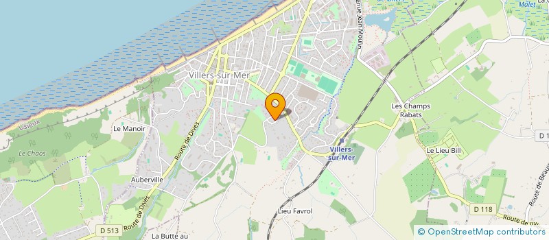 localisation de l'entreprise SCI LA FONCIERE DE CORBEIL  VILLERS-SUR-MER