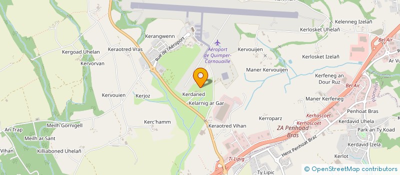 localisation de l'entreprise SCI LA FONCIERE DE KERDANET  PLUGUFFAN