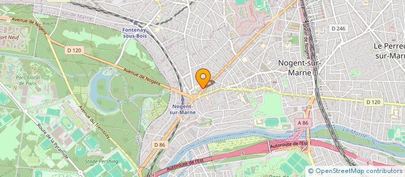 localisation de l'entreprise SCI LA FONCIERE DE LA LAUZIERE à NOGENT-SUR-MARNE