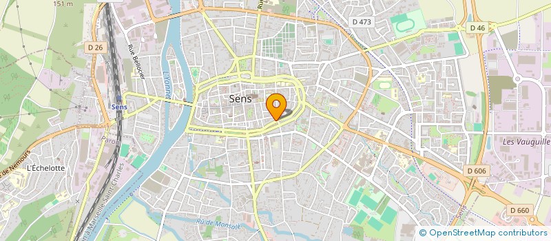 localisation de l'entreprise SCI LA FONCIERE DE LA POTERNE  SENS