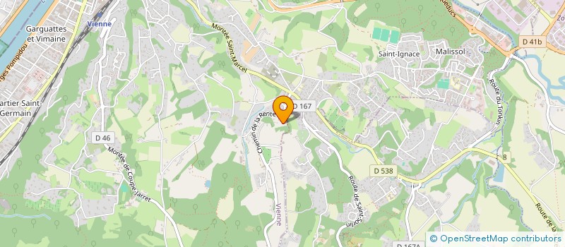 localisation de l'entreprise SCI LA FONCIERE DE LA RENTE  VIENNE