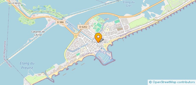 localisation de l'entreprise SCI LA FONCIERE DE PALAVAS DET à PALAVAS-LES-FLOTS