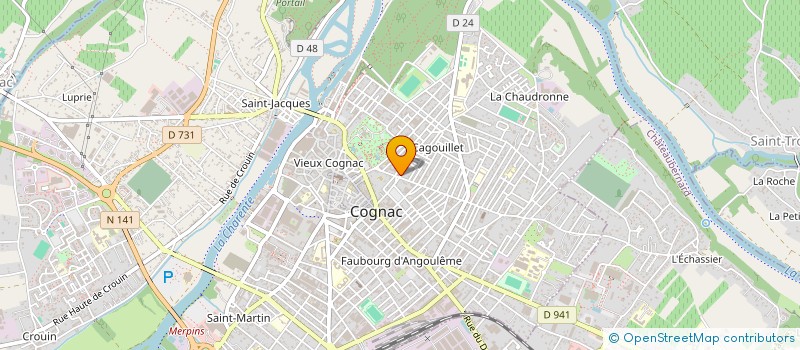 localisation de l'entreprise SCI LA FONCIERE DES 2C à COGNAC